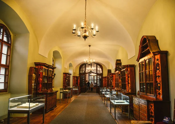 Praha 'daki antik sarayın içi, Çek. — Stok fotoğraf