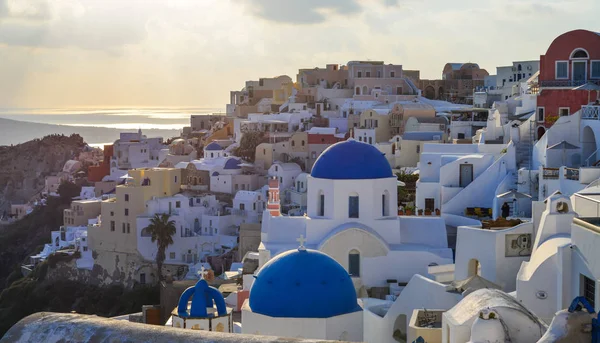 Santorini Island, Yunanistan peyzaj