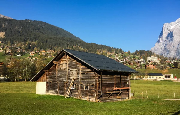 Paisaje rural de Grindelwald, Suiza —  Fotos de Stock