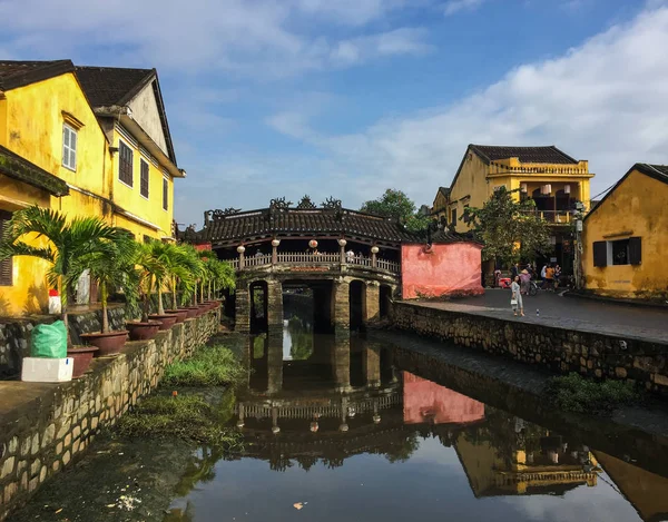 Uitzicht op de oude stad in Hoi An, Vietnam — Stockfoto