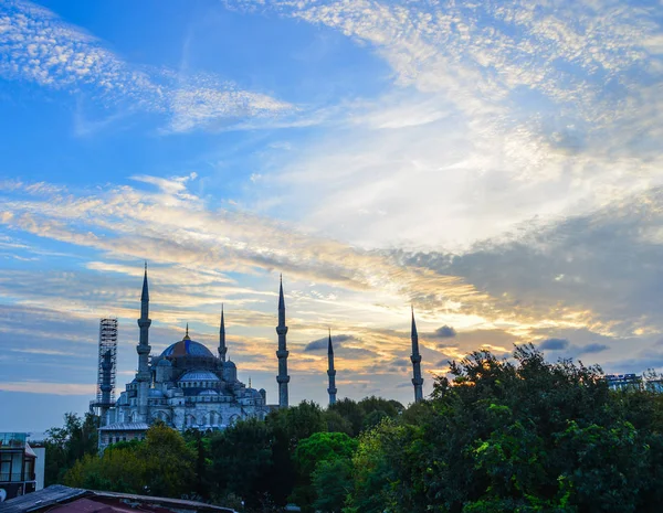 Famous Blue Mosque at twilight — Stock Photo, Image