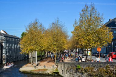 Bruges, Belçika eski binalar 