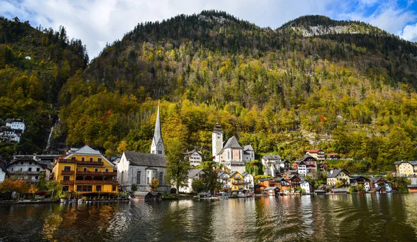 Όμορφο χωριό Hallstatt (Αυστρία) — Φωτογραφία Αρχείου