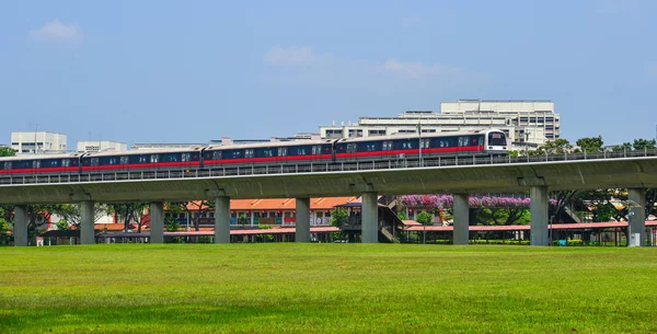 Singapur MRT tren ferroviario — Foto de Stock