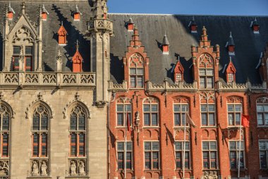 Bruges, Belçika eski binalar 