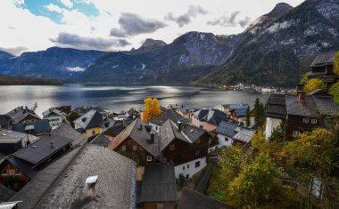 Güzel Hallstatt Köyü (Avusturya)