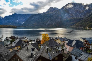 Güzel Hallstatt Köyü (Avusturya)