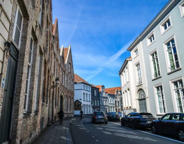 Bruges, Belçika eski binalar 