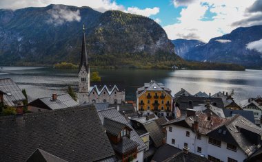 Güzel Hallstatt Köyü (Avusturya)