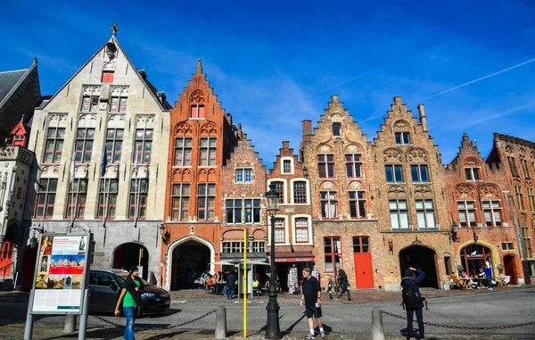 Vecchi edifici a Bruges, Belgio — Foto Stock