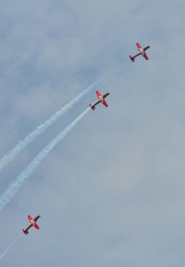 Turboprop hafif motorlu uçaklar ai 'de uçuyor.