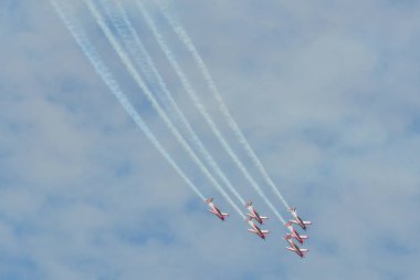 Turboprop hafif motorlu uçaklar ai 'de uçuyor.