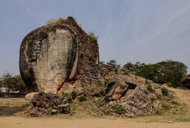 Fil koruyucu heykeli mahvoldu