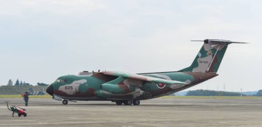 Askeri uçak Iruma Hava Üssünde sergilenecek. 