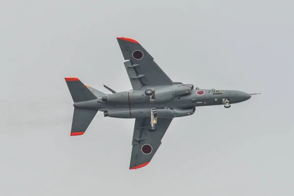 Military aircraft for display in Iruma Air Base — Stock Photo, Image