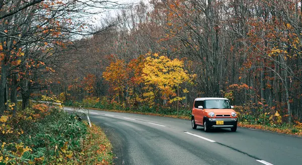 Podzimní scenérie Aomori, Japonsko — Stock fotografie