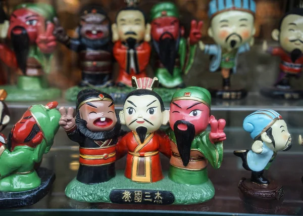 Three Kingdoms Hero toys at souvenir shop