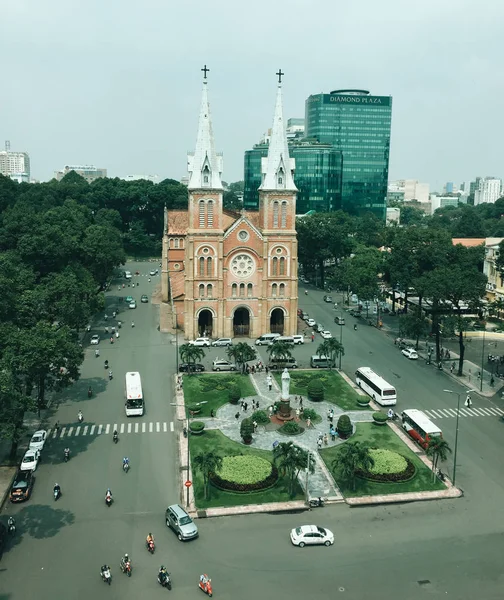 Basilica Cattedrale di Saigon Notre-Dame — Foto Stock