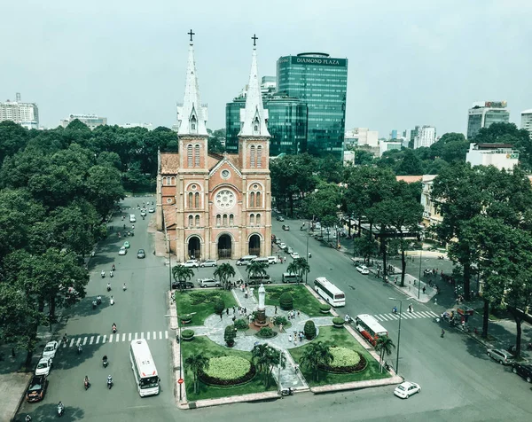 Saigon Notre-Dame Cathedral Basilica — Stock Photo, Image