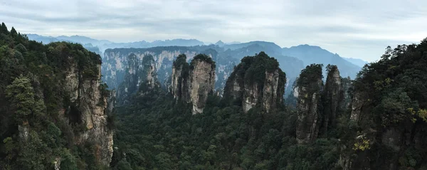 Zhangjiajie Ulusal Parkı 'ndaki Rock Dağları — Stok fotoğraf