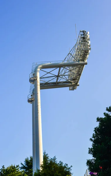 Big lamp post for sport stadium — 스톡 사진