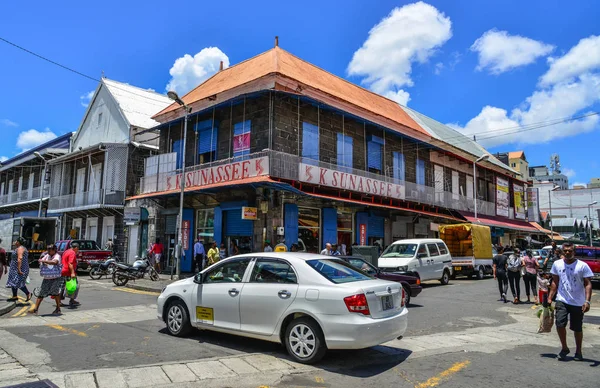 Cityscape de Port Louis Dowtown em Maurício — Fotografia de Stock