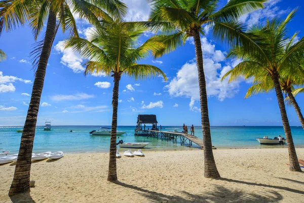 Prachtige zeegezicht van Mauritius Eiland — Stockfoto