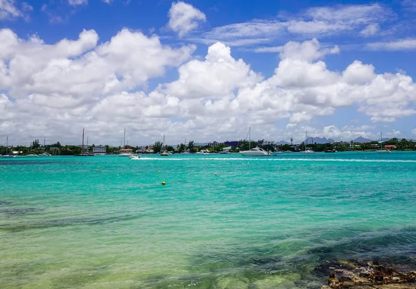 Hermoso paisaje marino de Isla Mauricio — Foto de Stock