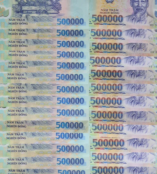 Vietnamese paper money 500,000 VND — 스톡 사진