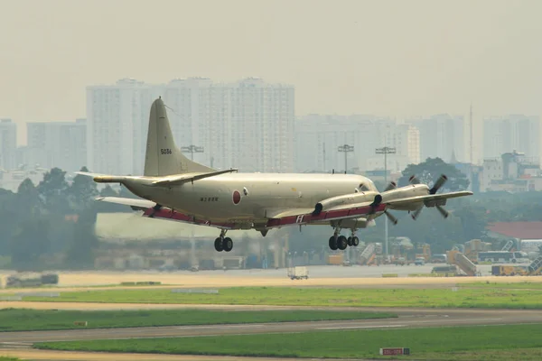 P-3c orion der japanischen Luftverteidigungsstreitkräfte — Stockfoto