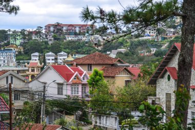 Dalat, Vietnam havadan görünümü