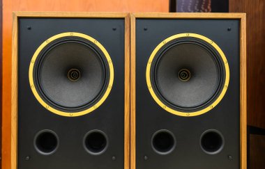 Mağazada gösterilecek Stereo hoparlör sistemi 