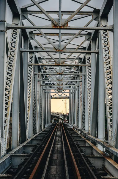Ancient Binh Loi Railway Bridge in Saigon, Vietnam — Stock Photo, Image
