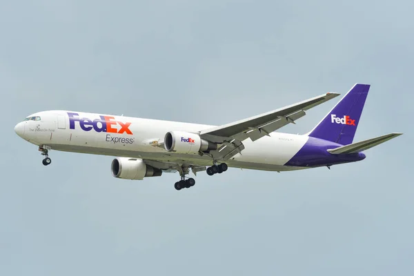 Singapore Feb 2020 N103Fe Federal Express Fedex Boeing 767 300Er — Stock Photo, Image