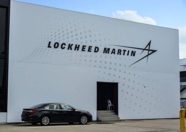 Singapur - 12 Şubat 2020. Lockheed Martin 'in Showroom' u, Changi, Singapur 'daki Amerikan silah imalat şirketi. Savunma maliyetleri artıyor, özellikle Doğu Asya 'da..