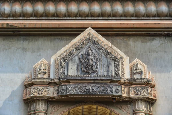 老挝万象山帕图赛纪念碑的详细情况 Patuxay指胜利之门或胜利之门 旧称Anosavari纪念碑 — 图库照片