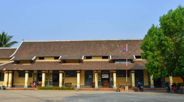 Luang Prabang Laos Februari 2020 Forntida Fransk Kolonial Arkitektur Luang — Stockfoto