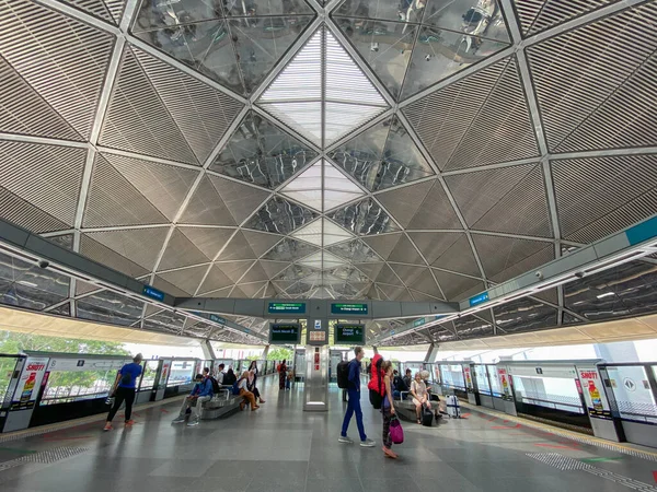 Singapur Febrero 20120 Estación Mrt Cerca Del Changi Business Park — Foto de Stock