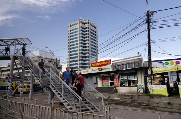 Tbilisi Geórgia Setembro 2018 Mercado Rua Tbilisi Geórgia Tbilisi Geórgia — Fotografia de Stock