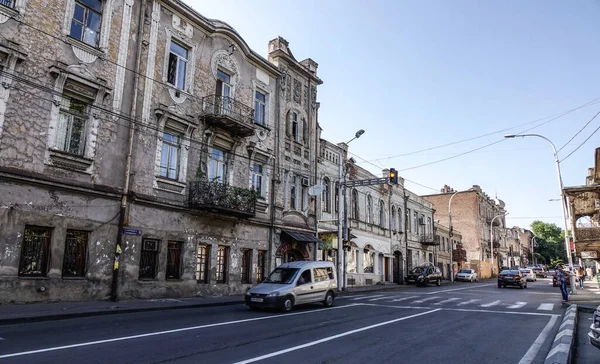 Tiflis Georgia Septiembre 2018 Ciudad Vieja Tiflis Georgia Tiflis Georgia —  Fotos de Stock