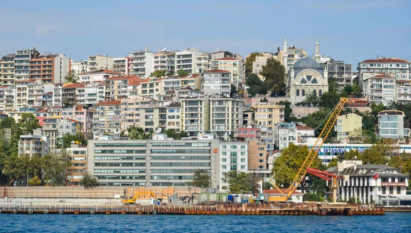 Istanbul Turecko 2018 Pohled Úžinu Bosphorus Istanbulu Turecko Bosphorský Průliv — Stock fotografie