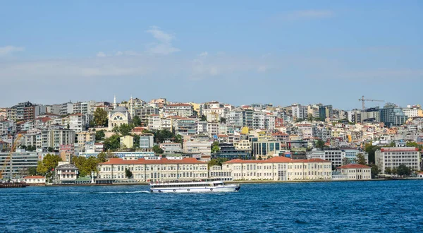 Istanbul Turchia Settembre 2018 Veduta Dello Stretto Del Bosforo Istanbul — Foto Stock