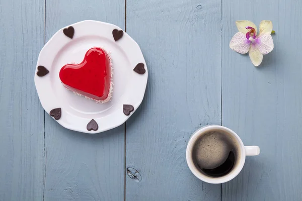 Dolce torta di San Valentino — Foto Stock