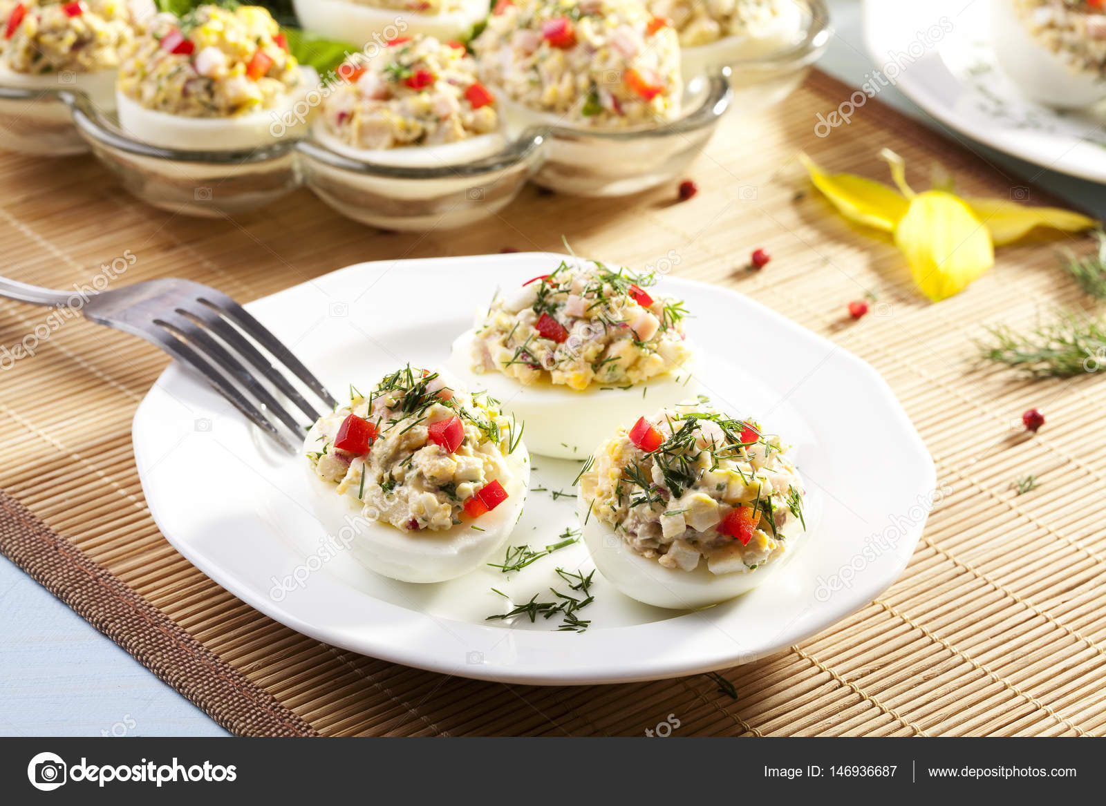 Yumurta Dolması Yumurta Dolması