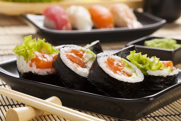 La composizione del sushi — Foto Stock