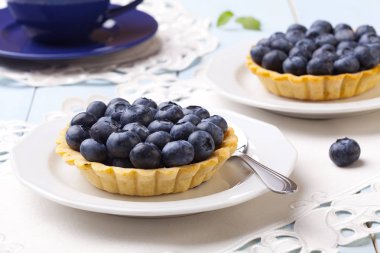 yaban mersini ile tartlets