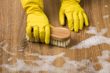 Temizlik - zemin yıkama kavramı