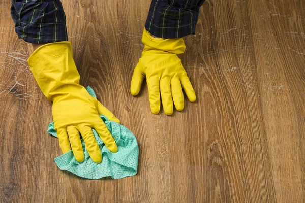 Концепт прибирання - миття підлоги — стокове фото