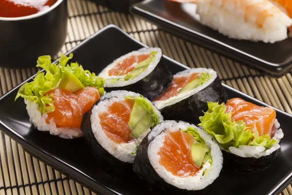 La composizione del sushi — Foto Stock