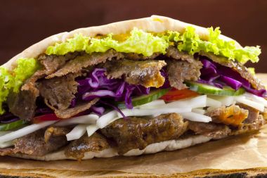 Çörek sığır eti kebabı